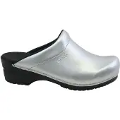Sanita Klomp Women Original Sonja PU Open Silver-Schoenmaat 41