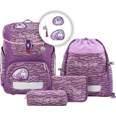 Step by step Circle Schooltas set 5-delig paars