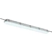 Arcchio Rao vochtbestendige LED lamp, 121,5 cm, wit / opaal, Badkamer, Kunststof, Modern, plafondlamp