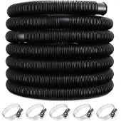 Monzana Zwembadslang Zwart Ø32mm 6m