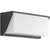 LINDBY LED-wandlamp buiten Malim, zwart, Aluminium, Modern, LED wandlamp buiten