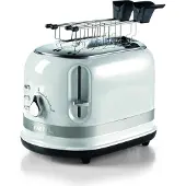 Ariete 0149/01, 2 messen, wit, met knoppen, draaibaar, hendel, CE-markering, 815 W, 190 mm