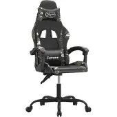Syfax Gamestoel kunstleer zwart en camouflage