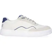 HeyDude Sneaker Men Hudson M Canvas White / Navy-Schoenmaat 41