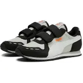 Puma Sneakers 'Cabana Racer' rookgrijs / mandarijn / zwart / wit