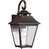 Elstead Lighting LED Wand Buitenlamp Galena | 1X E27 Max 60W | IP44 | Dimbaar | Sable