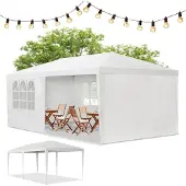 Juskys Partytent met zijwanden - 3x6M - Wit