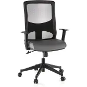 Hjh OFFICE LAVITA - Professionele bureaustoel Zwart / Grijs