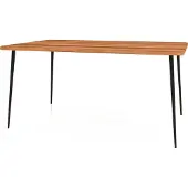 Byoak Eettafel KULA, 90 x 160 cm, massief hout, naturel geolied