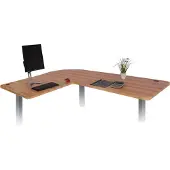 Mendler Tafelblad -D40 voor hoekbureau, bureaublad, 90° MVG-gecertificeerd ~ eikenkleurig