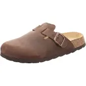 Natural Sense unisex pantoffels klomp leer bruin 1095906