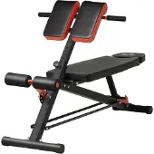 HOMCOM Halterbank multifunctioneel fitnessbank schuine bank buiktrainer verstelbaar
