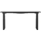 Worktrainer - OLeg Strong Zit Sta Bureau - Hoogte 60,5 - 125,5 cm - Breedte 110 - 190 cm - Elektrisch Frame - In hoogte verstelbare Tafel onderstel - Zwart - Met geheugenfunctie