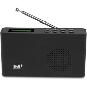 Reflexion Radio DAB+, DAB, VHF (FM) Voelbare toetsen Zwart