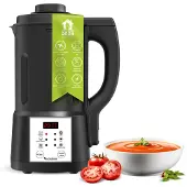 TurboTronic FSM7 Elektrische Soepmaker – Smoothiemaker – 6 Pre-set Programma’s – Zwart