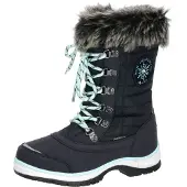 Lico Snowboots 'Lillesand' navy / pastelgroen