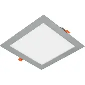 EVN LPQ223502 LPQ223502 LED-inbouwpaneel 21 W Warmwit Zilver