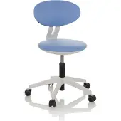 Hjh OFFICE Kinderbureaustoel / kinderstoel MINIMOVO stof blauw