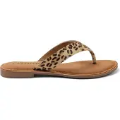 Lazamani Slippers Dames Beige Ponyhaar Maat 37