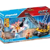 Playmobil Kabelgraafmachine met onderdeel (70442, Playmobil Stad Actie)