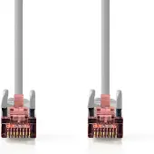 Nedis CAT6-kabel | RJ45 Male naar RJ45 Male | S/FTP | 10 m | Grijs | 1 stuks - CCGB85221GY100 CCGB85221GY100