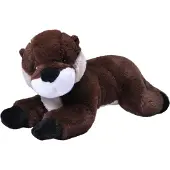 Wild republic Pluche knuffel dieren Eco-kins rivier otter van 30 cm - Knuffeldier