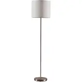 LINDBY Vloerlampe , Parsa, Wit, Woonkamer, Stof, Jong wonen