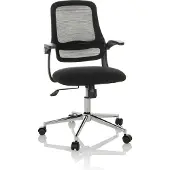 Hjh OFFICE Bureaustoel / draaistoel MIKO B ECO mesh / stof zwart