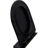 Siko SAT LOFTY toiletbril met TakeOff-mechanisme en SoftClose-functie, mat zwart