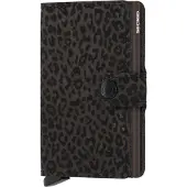 Secrid Dames Portemonnees Mini Wallet Leo - Bruin - Maat ONESIZE