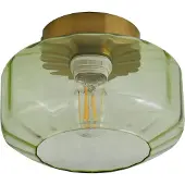 LINDBY Plafondlamp , Hildur, dimbare, Groen, Eetkamer, Glas