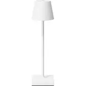 Sigor Nuindie pocket LED oplaadbare tafellamp, wit, IP54, dimbaar pocket,, wit / opaal, Aluminium, Modern