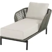 Hartman Arezzo lounge ligbed aluminium/rope