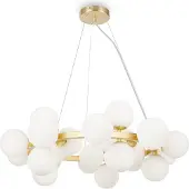 Maytoni Dallas hanglamp, hanglamp, 25x G9, mat goudkleurig
