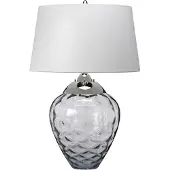 Quintiesse Tafellamp Samara, alu / grijs / zink, Woon-/ Eetkamer, Glas, Design, Tafellamp