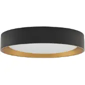 LINDBY Plafondlamp , Kambia, Zwart, Woonkamer, Aluminium, Modern