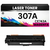 PrintAbout Toner 307A (CE743A) Magenta geschikt voor HP