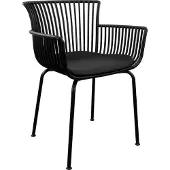 Kick Collection Otis tuinstoel - Ergonomische rugleuning - Zwart
