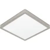 Eglo Plafonniere Ip44 Fueva 6 Z Vierkant Rvs 29 5x29 5cm
