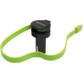 RealPower 257636 Car Charger C - integrated USB-C Cable + 1x USB