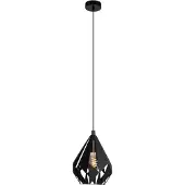 Eglo Zwarte hanglamp Carlton 5 Ø 20,5cm