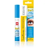 Eveline Cosmetics Cosmetics, 8w1 Totaal Actie Wimperbehandelingen, 0,35 fl oz (10 ml)