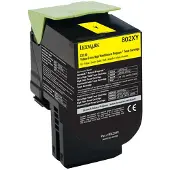 Lexmark Toner 80C2XY0 (802XY) Geel Extra hoge capaciteit