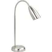 Highlight Moderne tafellamp Touchy Metal nikkel