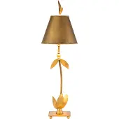 Flambeau LED Tafellamp Red Bell | 1X E27 Max 60W | Gold Leaf