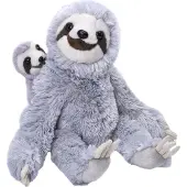 Wild republic Luiaard - Moeder en kind, Luiaard - knuffel