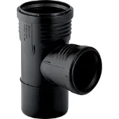 Geberit Silent-PP T-stuk 87,5°, DN 150 / 125, dø 160 mm, 390.752.14.1