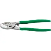 Stahlwille 6630 5 220 KABELSCHERE VERCHROMT 220 MM 66305220 Kabelschaar Geschikt voor (striptechniek) Aluminium- en koperkabel, een- en meerdraads 70 mm²