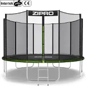 Zipro Jump Pro OUT - Trampoline - Ø374cm 12FT - Trampoline met veiligheidsnet - Voor kinderen - Inclusief Ladder - max. 150 kg - UV-bestendig
