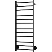 TVS Design Plus 12 elektrische handdoekradiator zwart 50x116cm